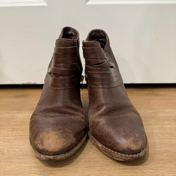 Loeffler Randall Leather Ankle Boots – Brown, Size 37 - Picture 2 of 5